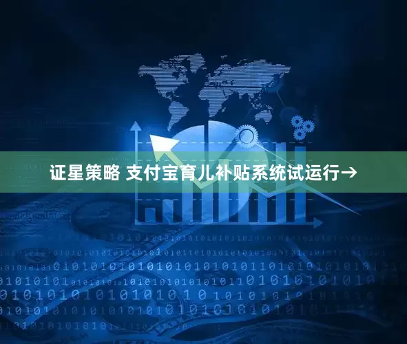 证星策略 支付宝育儿补贴系统试运行→